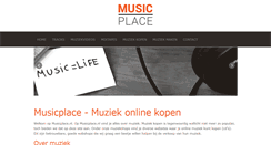 Desktop Screenshot of musicplace.nl